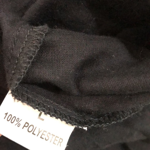 Black boho top size large - Picture 6 of 6